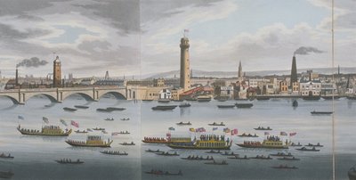 Panorama of the River Thames, from the Adelphi by Clark